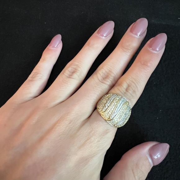 Ring 18k gold plated. Semi-Jewel. - Picture 2 of 4